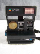 Polaroid 600 type land camera sonar autofocus 660 vintage instant film analog