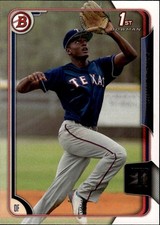 2015 Bowman Draft #165 Eric Jenkins Texas Rangers