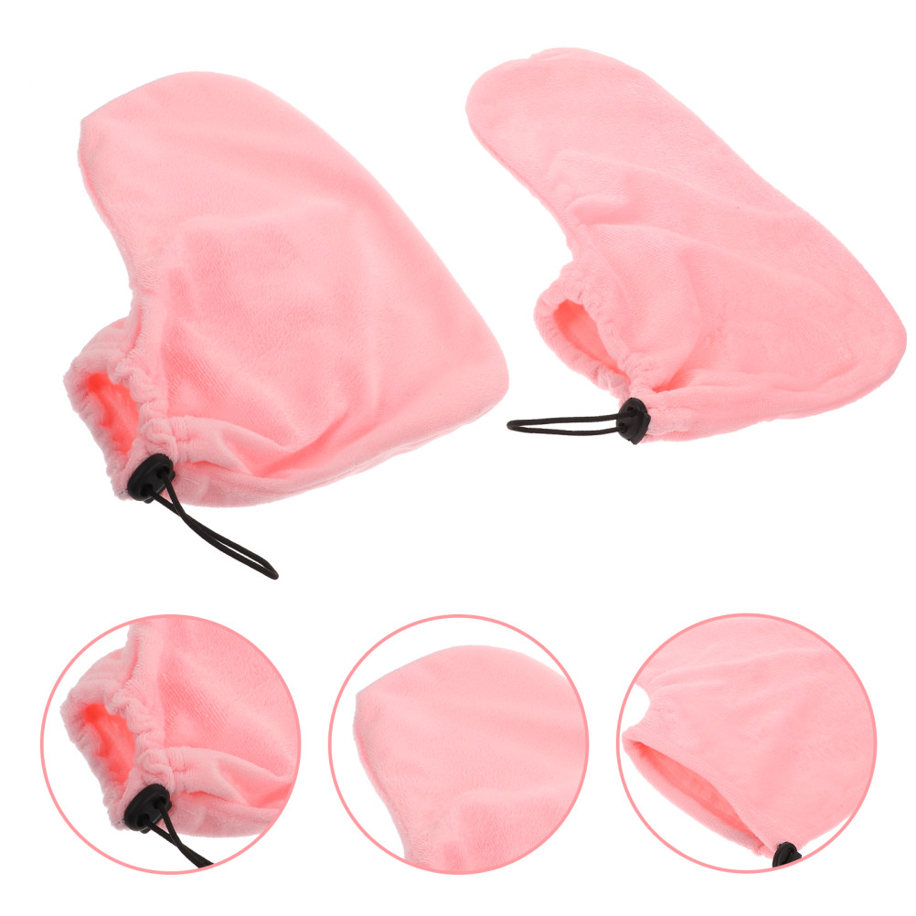 1 Pair Wax Therapy Foot Covers for Foot Plush Paraffin Wax Foot Wraps