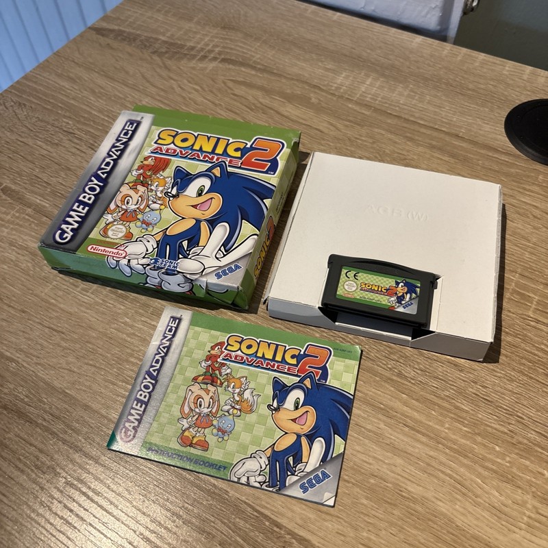 Nintendo Game Boy Advance Sonic Advance 2 Boxed with Manual and Inserts