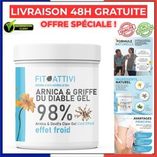 Gel Arnica Forte 550 ml effet froid Griffe du Diable Vitamine E BIO Italie