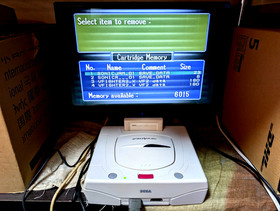 Sega Saturn White Console Power Memory Sonic Jam Sonic R Box Manual