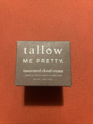 Tallow Me Pretty Unscented Cloud Cream Gentle Face & Body Hydration; Beef Tallow