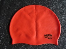 AQUA  SPORTS   Badekappe  Badehaube   Schwimmkappe   Orange  NEU