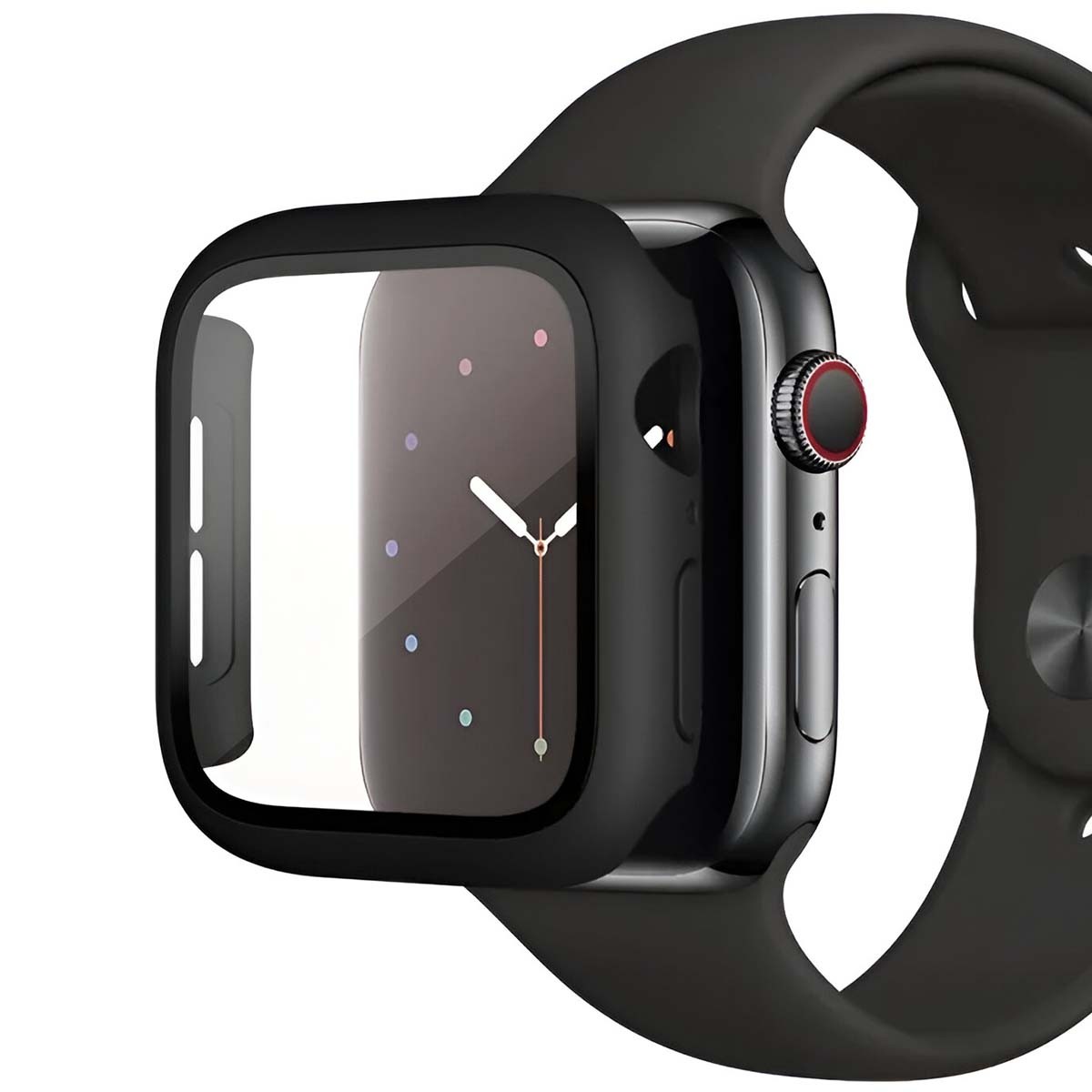 Verre trempé premium PanzerGlass 3D incurvé pour boîtier Apple Watch 40mm de série 5 et 6