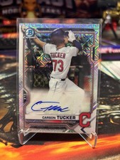 2021 Bowman Chrome Carson Tucker Mojo Refractor Auto 