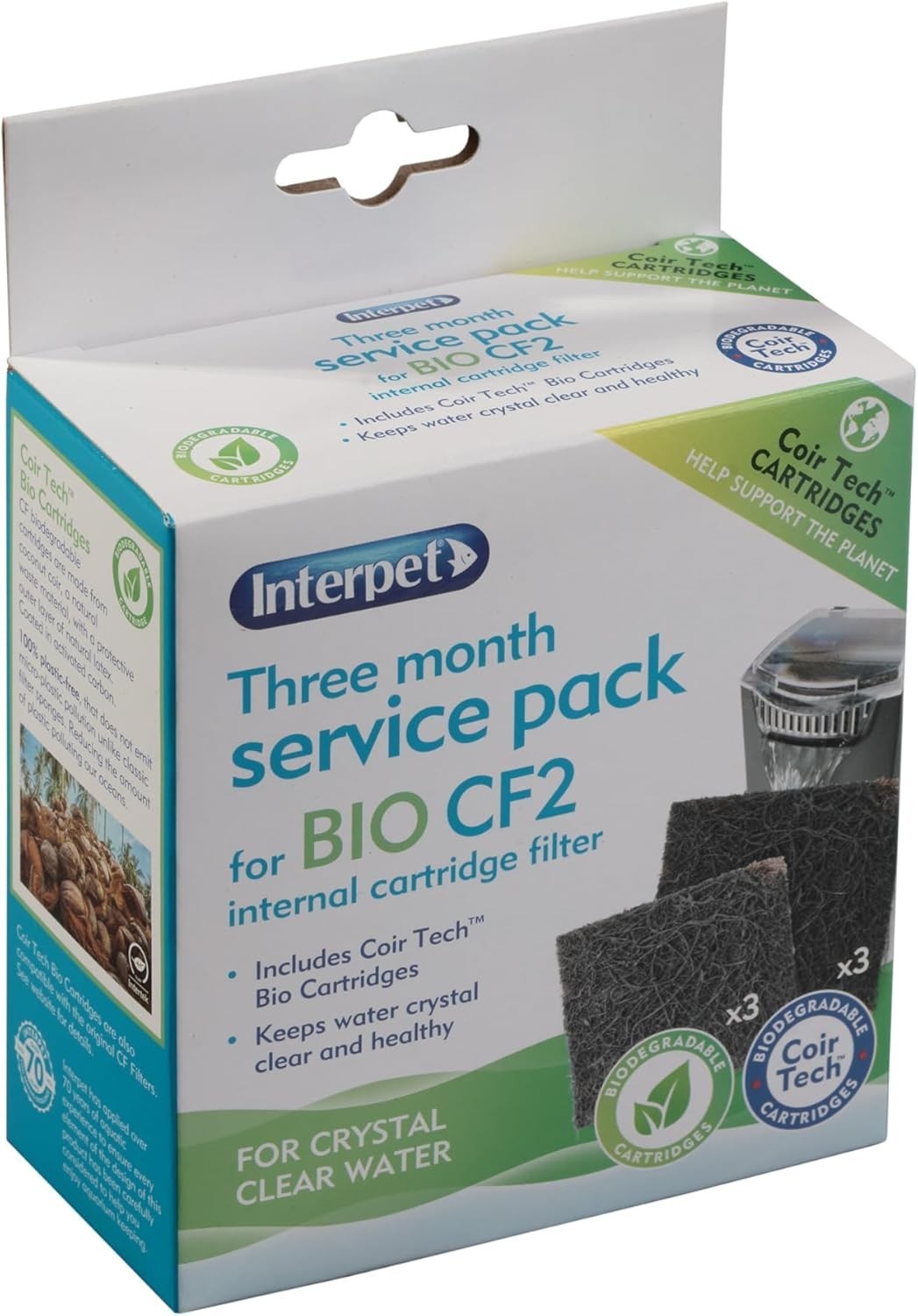 Interpet 3 Month Service Pack for the Interpet Internal Cartridge Filter BIO CF2