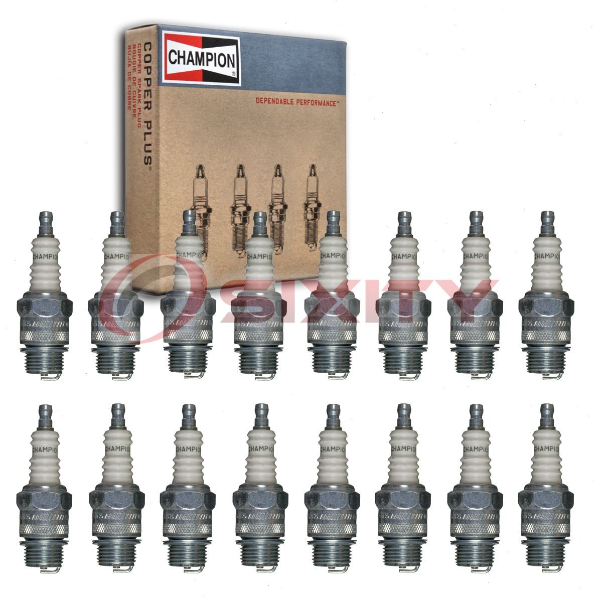 16 pc Champion Industrial Spark Plugs for 1931 Nash Series 890 4.9L L8 uz