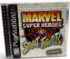 Marvel Super Heroes vs. Street Fighter - Sony PlayStation 1, 1999 | CIB