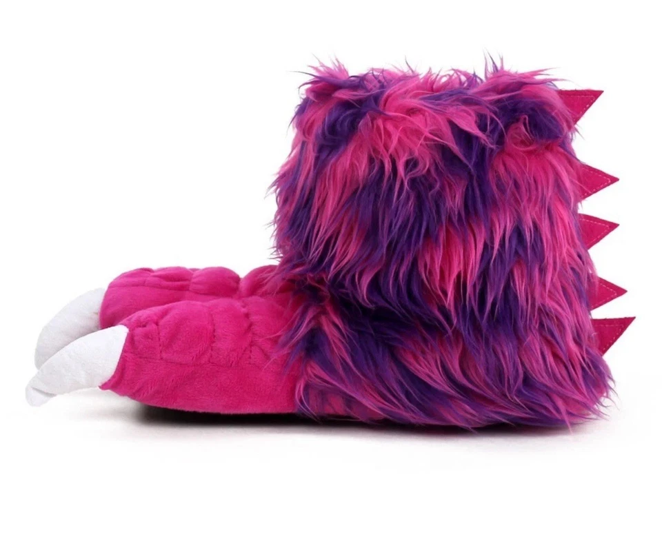 Pink Monster Claw Slippers - Animal Paw House Shoes for Men & Women Size XL￼ - Image 2 of 4