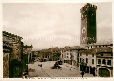 Bassano del Grappa Piazza Garibaldi Torre di Ezzelino