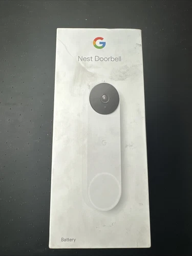 Google Nest Doorbell (Battery) Wireless Doorbell Camera 960x1280P GWX3T - Snow