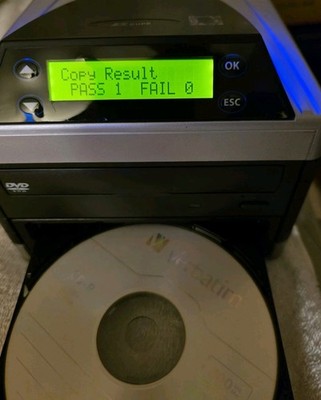 Ez Dupe 1 to 1 DVD/CD Disc Copy Duplicator - Video & Audio Media Disc Backup ...