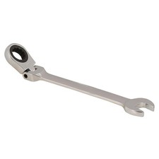 Image of Flexible Combination Ratchet Spanner Wrench 16mm Metric 180° Flex Head CR-V