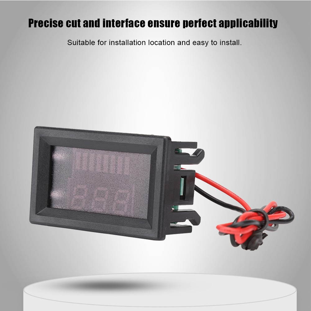 DC Voltage Meter Display Precise Lithium Battery Voltmeter For Electric Vehicles
