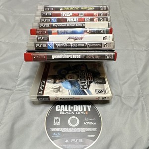 Sony PlayStation 3 PS3 Game Lot w/ Cases & Manuals - COD Black Ops II