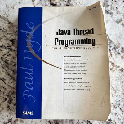 Java Thread Programming The Authoritative Solution Book, Paul Hyde 1999 Classic