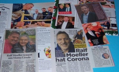 Ralf Moeller shirtless 20 x Clippings Sammlung Berichte Presse