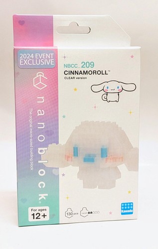 Nanoblock Sanrio Hello Kitty and Friends CLEAR Cinnamoroll 2024 Event Exclusive