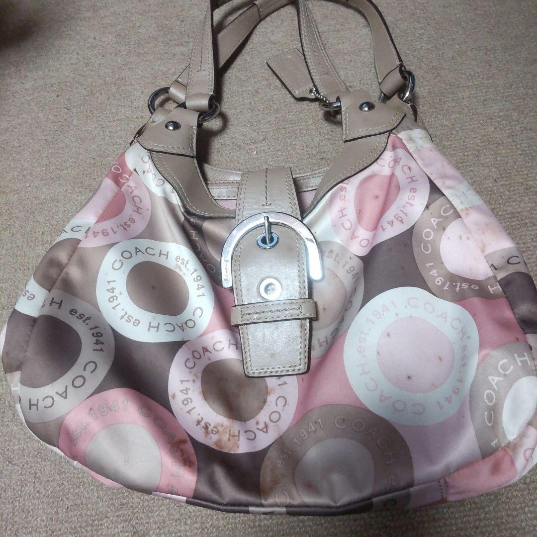 COACH Leather One Shoulder Crossbody Bag for Women