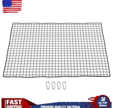 Baseball Softball Backstop Nets Twisted Knotted PE Net Sports Netting with Hooks