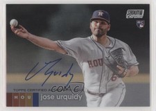 2020 Topps Stadium Club Chrome Chrome Auto Jose Urquidy #UAJU Auto 1u6