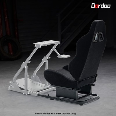 Dardoo Racing Rear Black Seat Stand with Seat Add-on Stand For Steer Wheel Stand