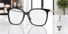 BURBERRY BE2367 3853 Louise Black Demo Lens 54 mm Women's Eyeglasses