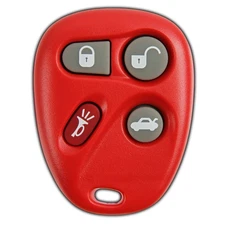 Key Fob Remote Replacement for 2001-2005 GM 25695954 KOBLEAR1XT Red