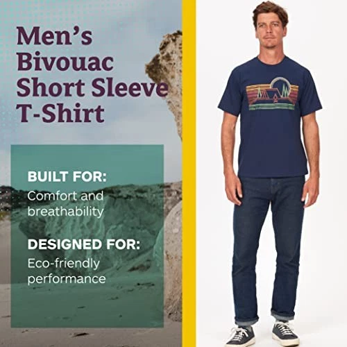 M14181 Marmot Men's Graphic Cotton Tee Arctic Navy Size S
