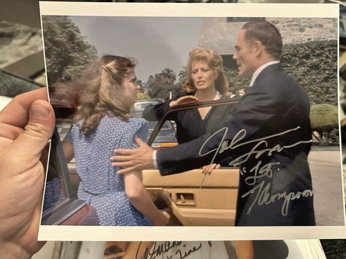 John Saxon signed 10x8 Autogrammfoto - Nightmare On Elm Street