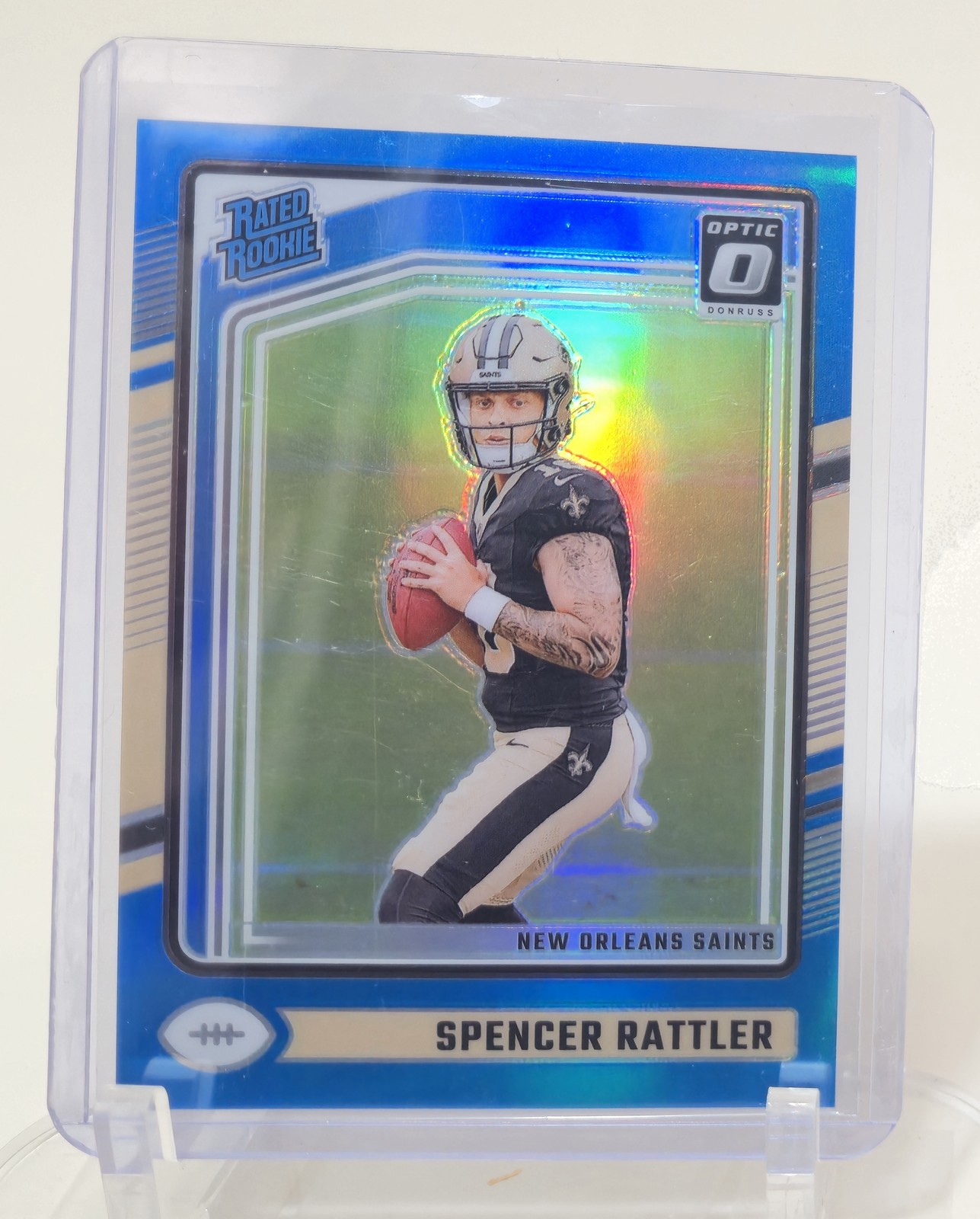 2024 Donruss Optic Spencer Rattler Aqua RC #289 SN/299 1A7B19