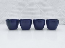💙 Vintage 60er 4 Eierbecher TEEMA Arabia blau Kaj Franck