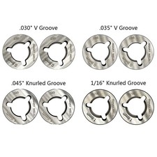 Drive Rolls Knurled V Groove For Miller MIG Welder Wire Feeder .030 .035 .045