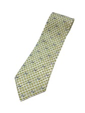HERMES Silk Tie, GRN Animal Print, Men's, 7896 MA