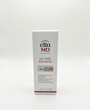 EltaMD UV AOX Elements SPF 50   Tinted Mineral Sunscreen   1.7 oz   EXP 02/2029