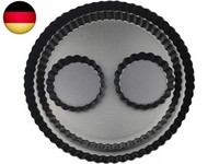 Tarteform 28/24/2X10Cm Mit Hebeboden, Quicheform Antihaftbeschichtung