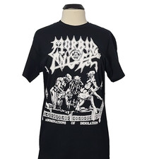 MORBID ANGEL Abominations Of Desolation L LARGE T-Shirt Black Mens Band Logo