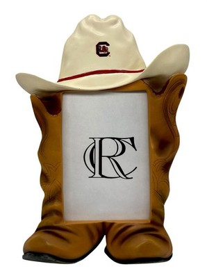 South Carolina Gamecocks Cowboy Cowgirl Picture Frame-Ridgewood Collectibles-New