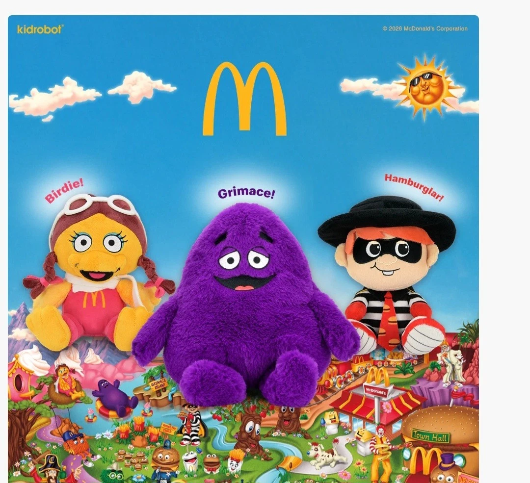Mcdonalds Grimace In Fast Food Premiums for sale | eBay