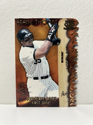 #ad #ad 1997 Pacific Crown Sizzling Lumber Frank Thomas SP Die Cut #SL 2A $18.99