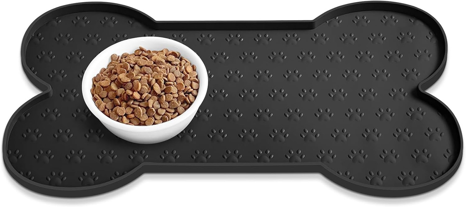 Mat Anti-slip Silicone Dog Bowl Mat Thicker Pet Placemat Waterproof Cat