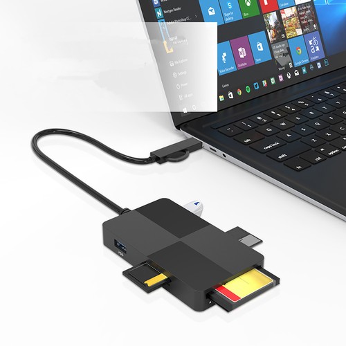 8 IN 1 USB Type-C USB Memory Card Reader Adapter for SD TF MS CF XD Memory Card - Photo 9/15