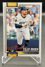 2026 Topps Series 1 -  Caleb Durbin #297 - Milwaukee Brewers