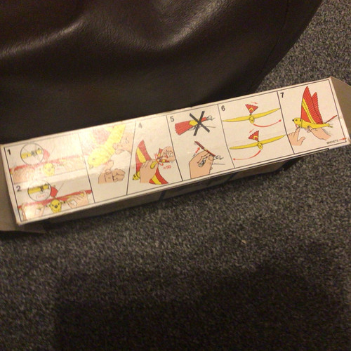 Vintage French Toy Tim De Ruymbeke Ornithopter Toy Wind Up Flying Bird 1970s - Picture 3 of 9