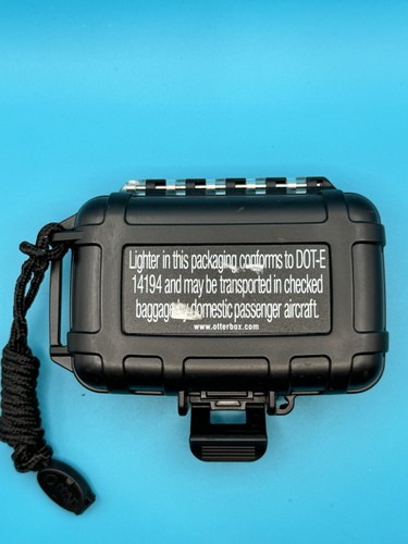 Zippo OtterBox Lighter Black Cargo Case Airplane Safe DOT-E 14194 Compliant - Picture 3 of 3
