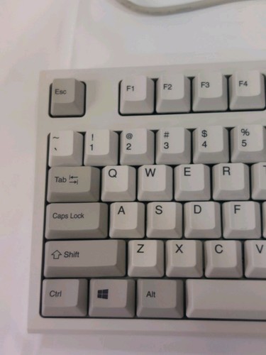 TOPRE CORPORATION REALFORCE R2-US5-IV / AGBZ52 KEYBOARD IVORY ENGLISH LAYOUT - Photo 7/13