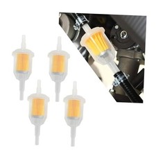 4 PCS Gas Inline Fuel Filters with Magnet, Inline Gas Fuel Filter for 4PCS