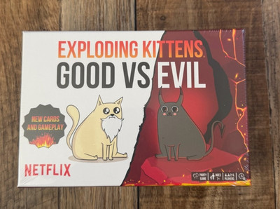Exploding Kittens Good vs Evil Card Game Netflix Series Sealed New