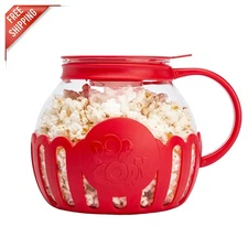 Healthy Popcorn Made Easy - Ecolution BPA-Free Microwave Popcorn Popper, 3-Quart